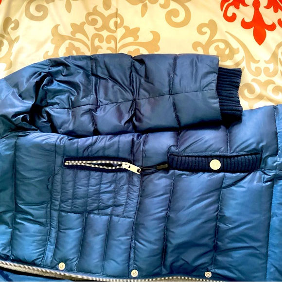 Metalic Blue Parka - Picture 4 of 7